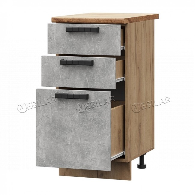 Корпус шкаф нижний STEND ШН3Я 400 крафт