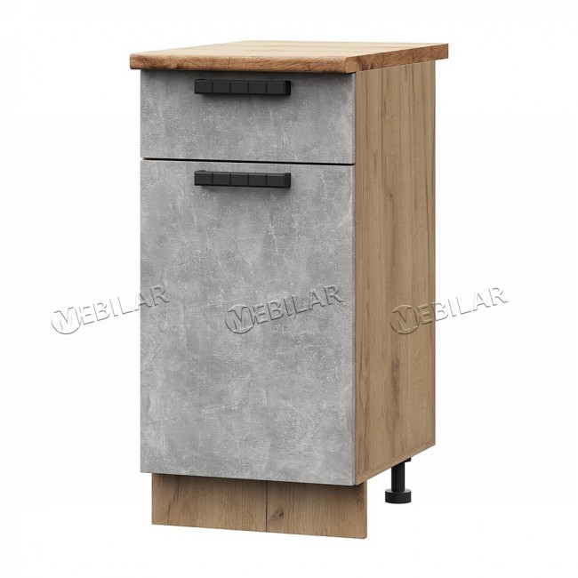 Шкаф нижний Индира МДФ ШН1Я 400 крафт