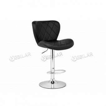 Стул барный Porch black Chrome