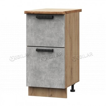 Шкаф нижний Индира МДФ ШН2Я 400 крафт