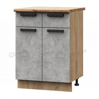 Шкаф нижний Альфа ШН1Я 600-М корпус крафт