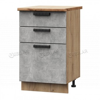 Шкаф нижний Мария ШН3Я 500 корпус крафт